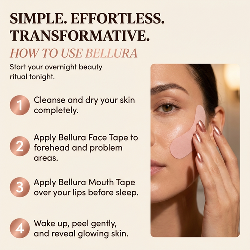 Bellura Collagen Face & Mouth Tape Set