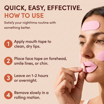 Bellura Collagen Face & Mouth Tape Set